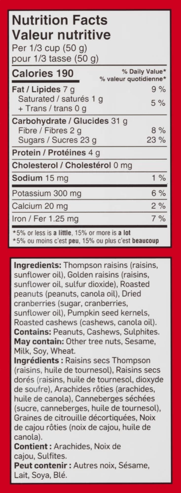 FRANK Jumpstart Trail Mix, 650-g 5 FRANK Jumpstart Trail Mix, 650-g - Image 3