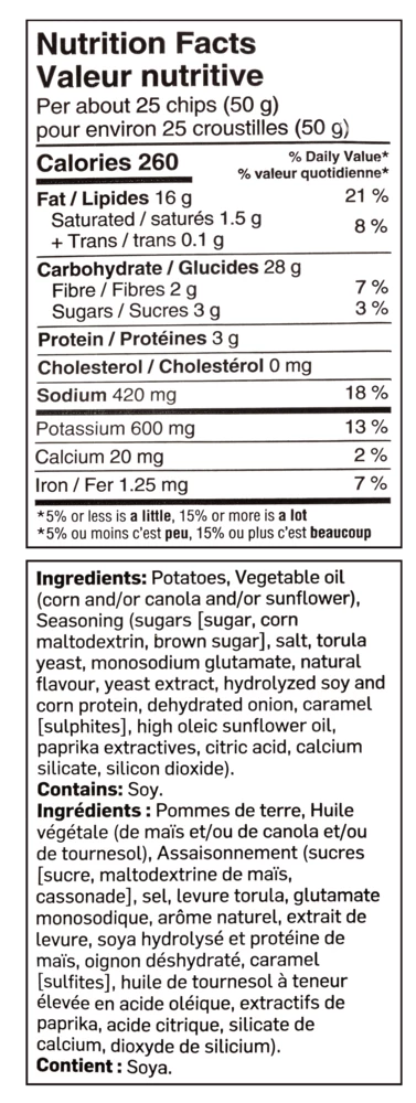 FRANK Maple Bacon Rippled Potato Chips, 220-g 4 FRANK Maple Bacon Rippled Potato Chips, 220-g - Image 2