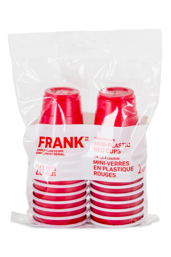 FRANK Mini-Plastic Cups, 59-mL, 20-pk 3 FRANK Mini-Plastic Cups, 59-mL, 20-pk