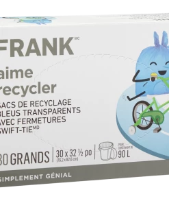FRANK Large Swift-Tie Recycling Bags, Blue Transparent, 30-pk, 90-L 8 FRANK Large Swift-Tie Recycling Bags, Blue Transparent, 30-pk, 90-L -Outlet Frank Store frank 30 pack blue recycling bags 30x32 5 77l 03ae92d4 8d89 404e aaf0 3800e89c15bf