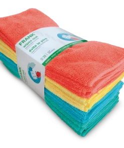 FRANK All-Purpose Machine Washable Microfibre Cloths, Assorted Colours, 20-pk -Outlet Frank Store frank all purpose microfibre cloth 20 pk e041d526 ae4a 495b 8c63 50621831d1ad