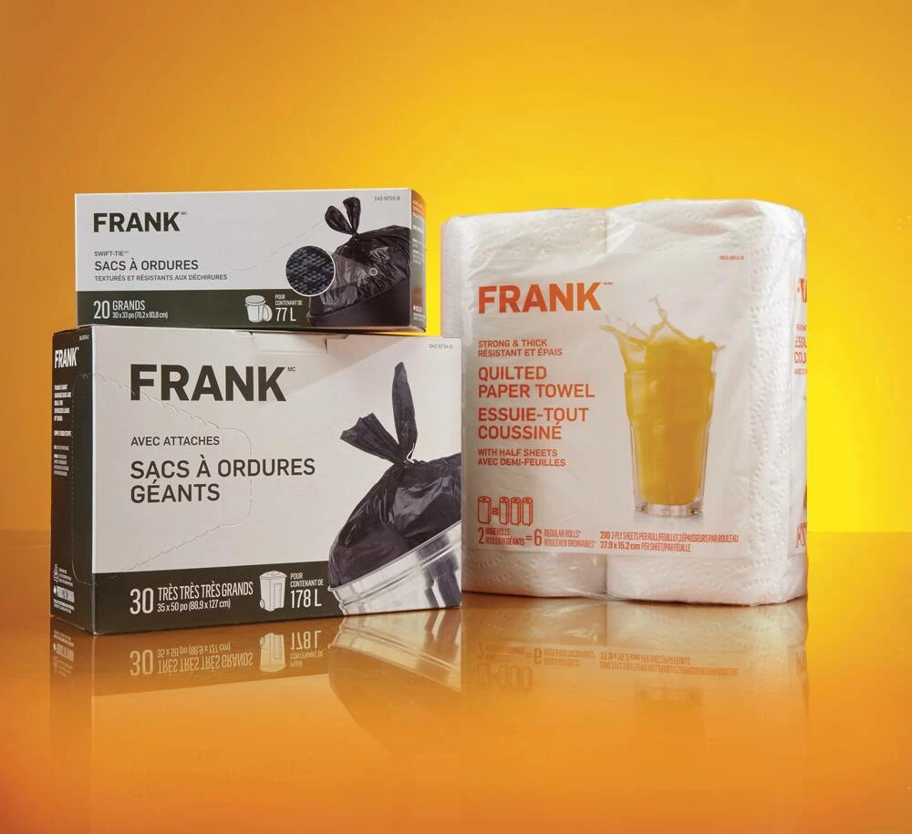 FRANK Large Swift-Tie Outdoor Textured Garbage Bags, 20-pk, 77-L 8 FRANK Large Swift-Tie Outdoor Textured Garbage Bags, 20-pk, 77-L - Image 6