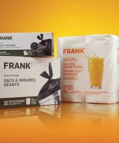 FRANK Giant Twist-Tie Outdoor Garbage Bags, 30-pk, Black, 184-L -Outlet Frank Store frank black giant garbage bags 184l 30pk 2d1a1d85 9a6e 476f afb3 e2a6ae83fc78