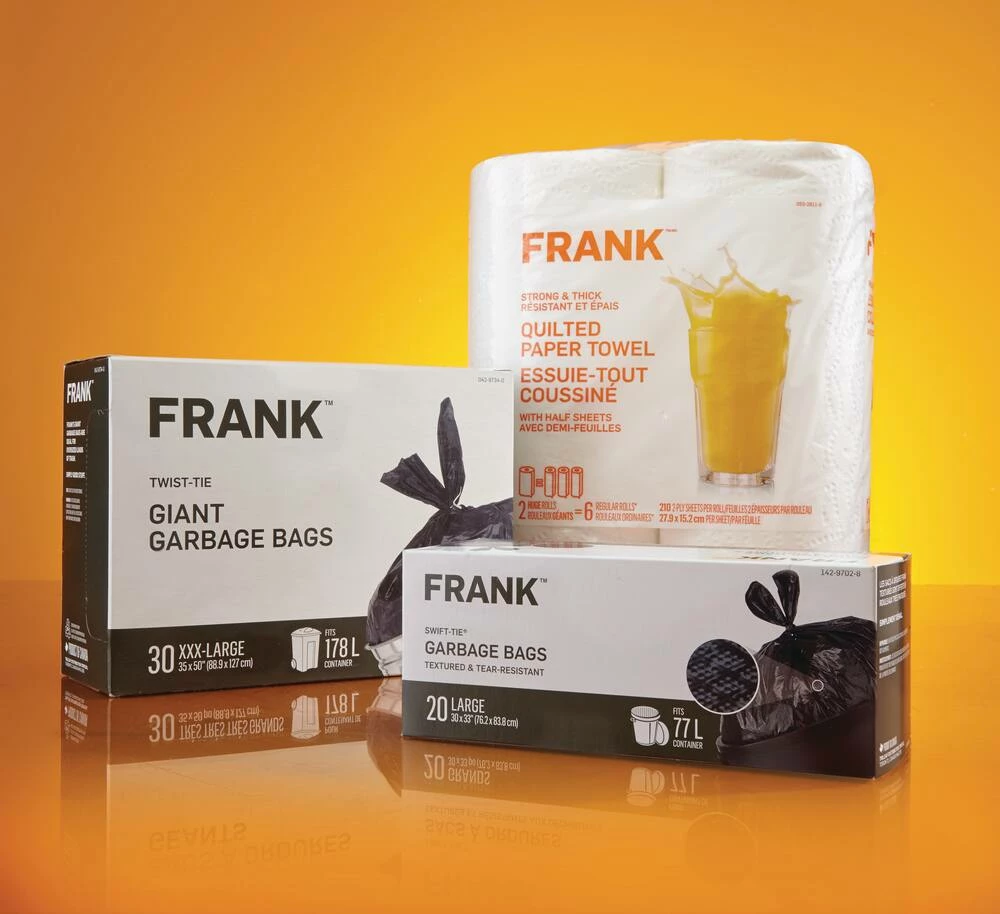 FRANK Large Swift-Tie Outdoor Textured Garbage Bags, 20-pk, 77-L 9 FRANK Large Swift-Tie Outdoor Textured Garbage Bags, 20-pk, 77-L - Image 7