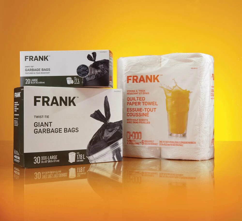 FRANK Large Swift-Tie Outdoor Textured Garbage Bags, 20-pk, 77-L 7 FRANK Large Swift-Tie Outdoor Textured Garbage Bags, 20-pk, 77-L - Image 5