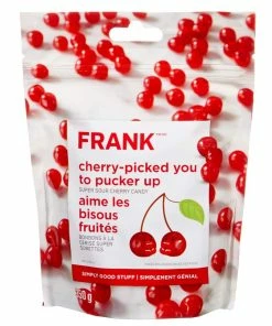 FRANK Super Sour Cherry Candies, 350-g