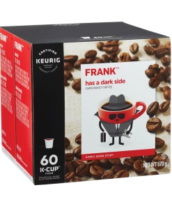 Keurig FRANK Dark Roast K-Cup® Coffee Pods, 570-g, 60-pk