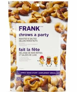 FRANK Roasted & Salted Deluxe Mixed Nuts, 650-g