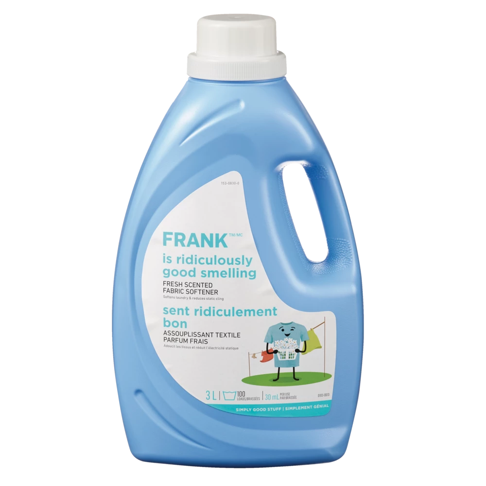 FRANK Fabric Softener, Fresh Scent, 100-load, 3-L 3 FRANK Fabric Softener, Fresh Scent, 100-load, 3-L