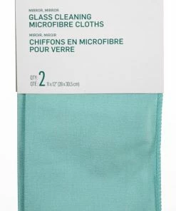 FRANK Glass Cleaning Machine Washable Microfibre Cloths, Blue, 2-pk -Outlet Frank Store frank microfibre cloth for glass surface 3 pk d774e3ce 972d 4678 ad5d 35ef07bb1542