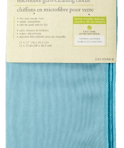 FRANK Glass Cleaning Machine Washable Microfibre Cloths, Blue, 2-pk -Outlet Frank Store frank microfibre cloth for glass surface 3 pk d858af2f d247 4577 8505 73af626f8587