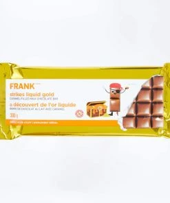 FRANK Caramel Filled Milk Chocolate Bar, 300-g