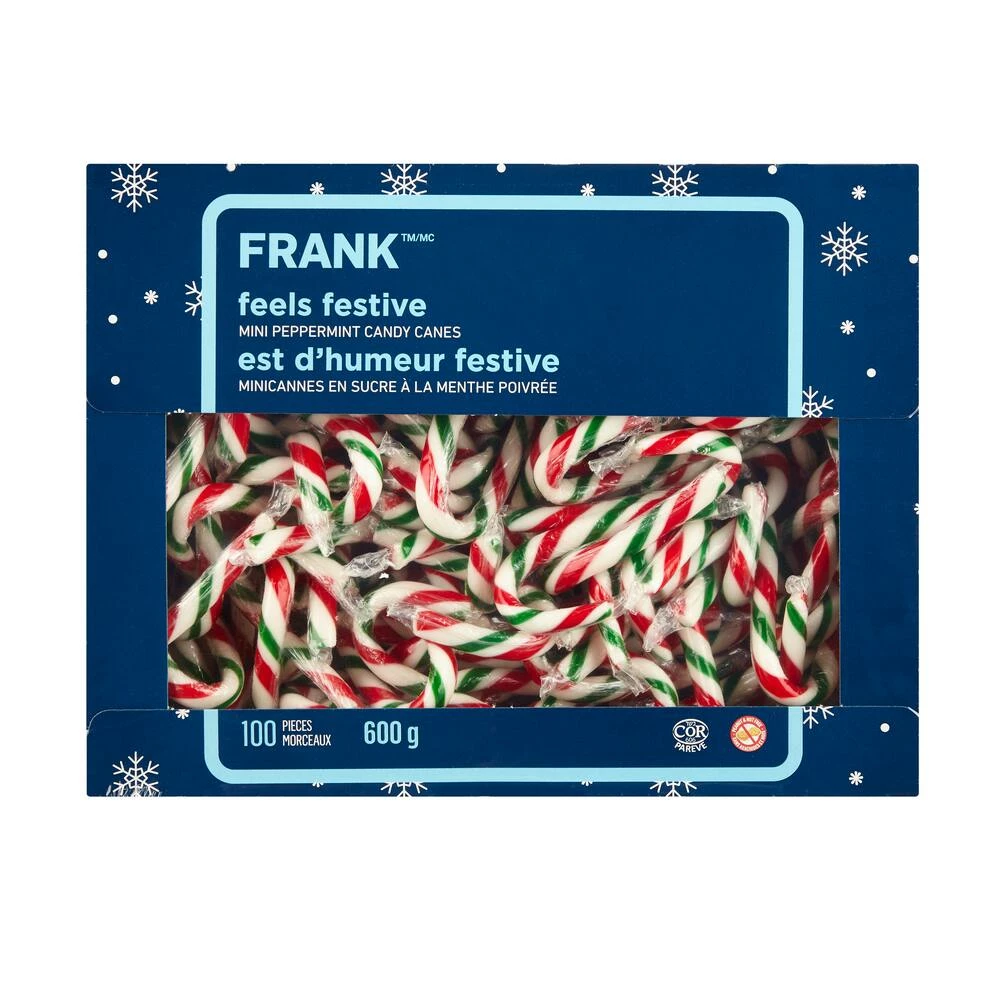 FRANK Mini Peppermint Candy Canes, 100-pk 4 FRANK Mini Peppermint Candy Canes, 100-pk - Image 2