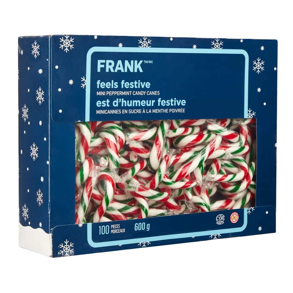 FRANK Mini Peppermint Candy Canes, 100-pk 3 FRANK Mini Peppermint Candy Canes, 100-pk