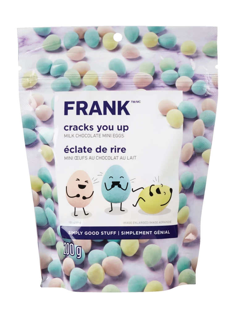 FRANK Milk Chocolate Mini Eggs, 200-g 3 FRANK Milk Chocolate Mini Eggs, 200-g