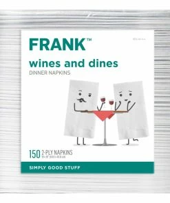 FRANK Dinner Paper Napkins, 2-ply, 150-pk 7 FRANK Dinner Paper Napkins, 2-ply, 150-pk -Outlet Frank Store frank napkin premium dinner 100 pack 38b1b189 b134 4541 84bc e0db3a908131