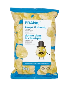 FRANK Original Potato Chips, 200-g