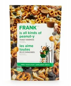 FRANK Peanut Goodness Snack Mix, 550-g