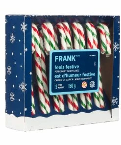 FRANK Peppermint Candy Canes, 12-pk, 150-g