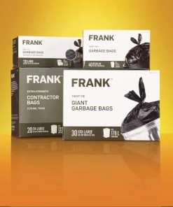 FRANK Extra-Large Twist-Tie Contractor Garbage Bags, 20-pk, Black, 135-L -Outlet Frank Store frank regular black garbage bags 74l 40pk e07e45fc b01f 424c a860 e55c8202dbc3 1