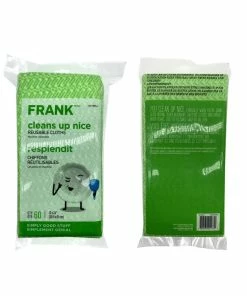 FRANK All-Purpose Machine Washable Cleaning Cloths, Green, 60-pk -Outlet Frank Store frank reusable cleaning cloths 60 pk b428d093 e0a8 430d 9922 27e2025bf0b2