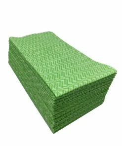 Outlet Frank Store 29 FRANK All-Purpose Machine Washable Cleaning Cloths, Green, 60-pk