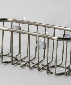 Frank Chrome Sponge & Dishwand Holder / Caddy