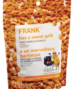 FRANK Sweet Barbecue Peanuts, 225-g