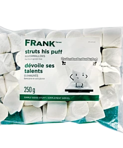 FRANK Struts His Puff Marshmallows, 250-g