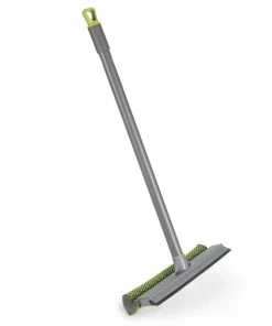 FRANK Short Handle Window Washer / Squeegee With Rubber Blade, 10-in