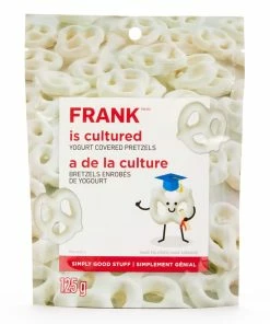 Outlet Frank Store 5 FRANK Yogurt Covered Pretzels, 125-g