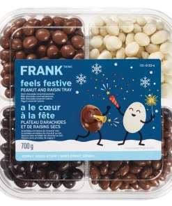 FRANK Covered Rasins & Chocolate Tray, 700-g